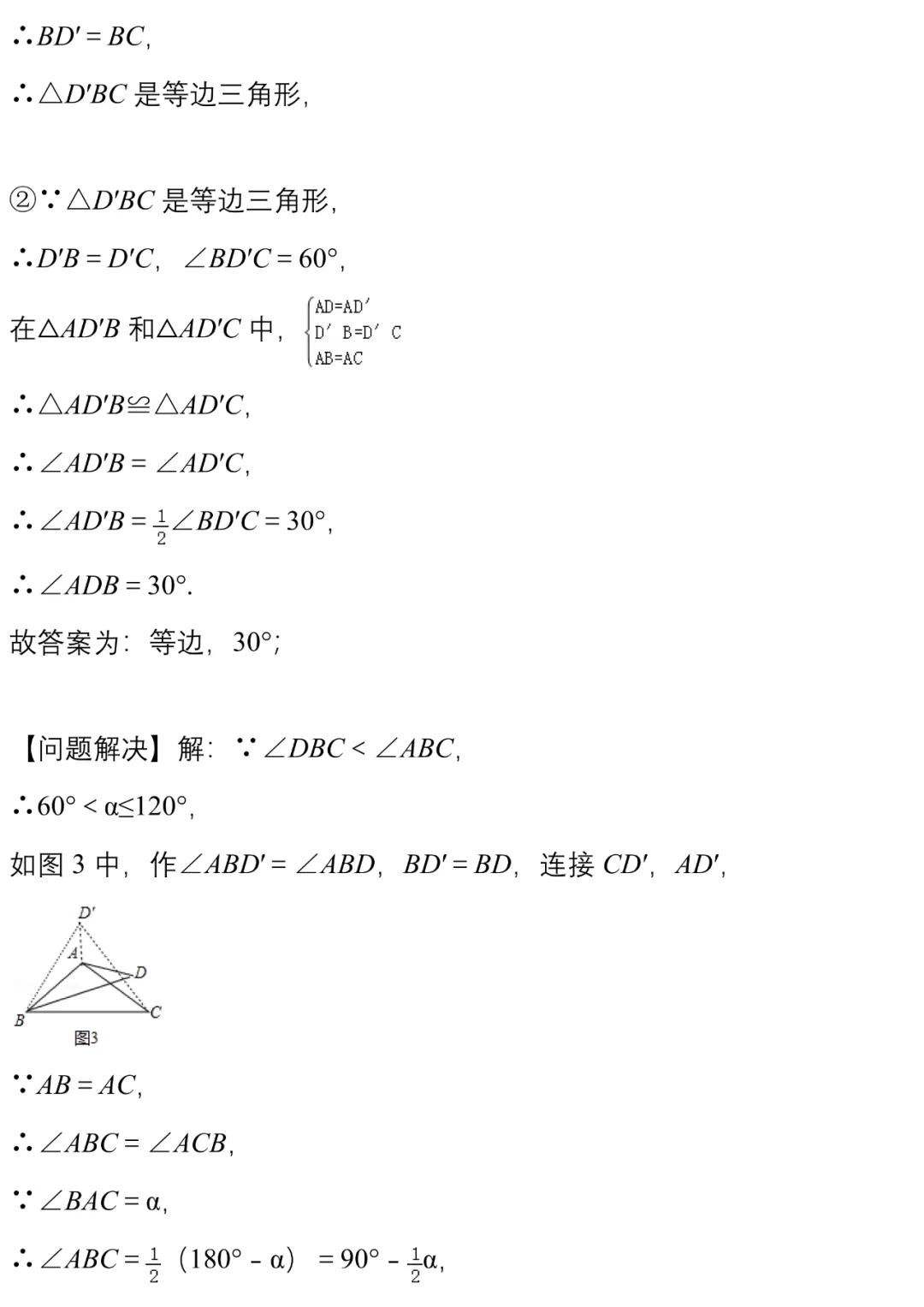 中考||数学模拟卷几何探究类压轴题精编20例 第39张