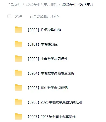 中考网盘资源|备考2026年河南、湖南、海南等地中考复习课件、全国通用版资源更新中(0308) 第3张