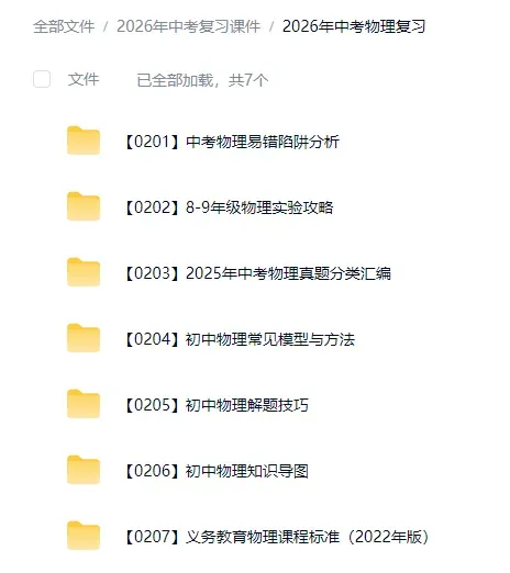 中考网盘资源|备考2026年河南、湖南、海南等地中考复习课件、全国通用版资源更新中(0308) 第5张