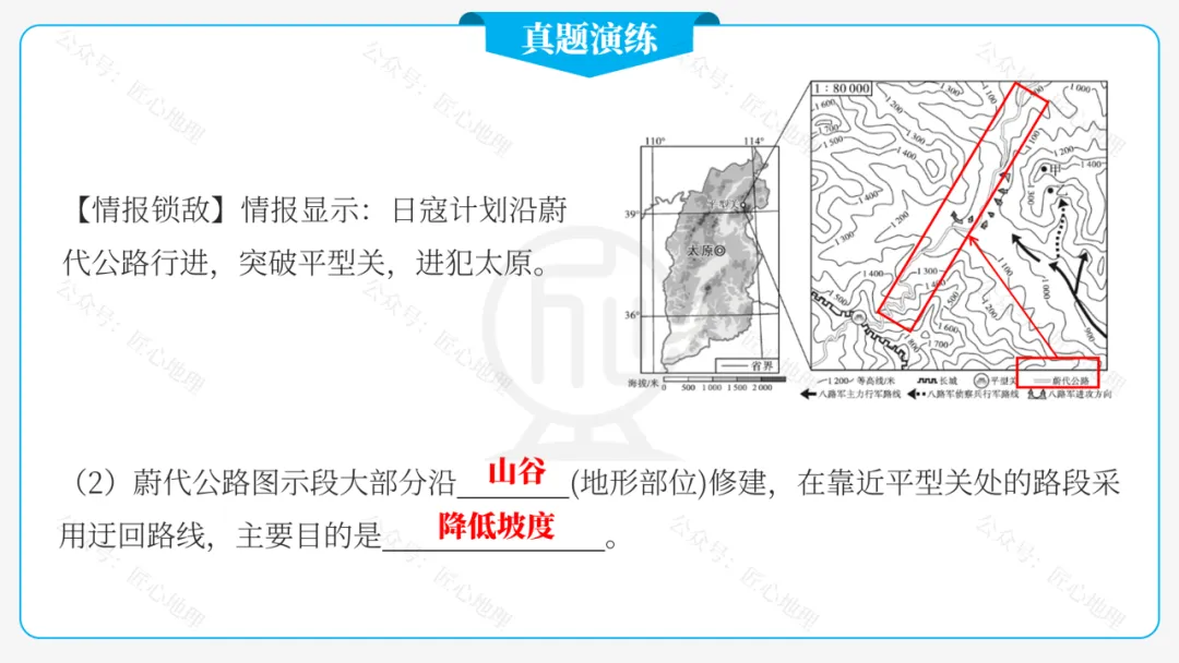 新教材 | 中考一轮复习·地形图的判读(课件+导学单+练习题) 第46张