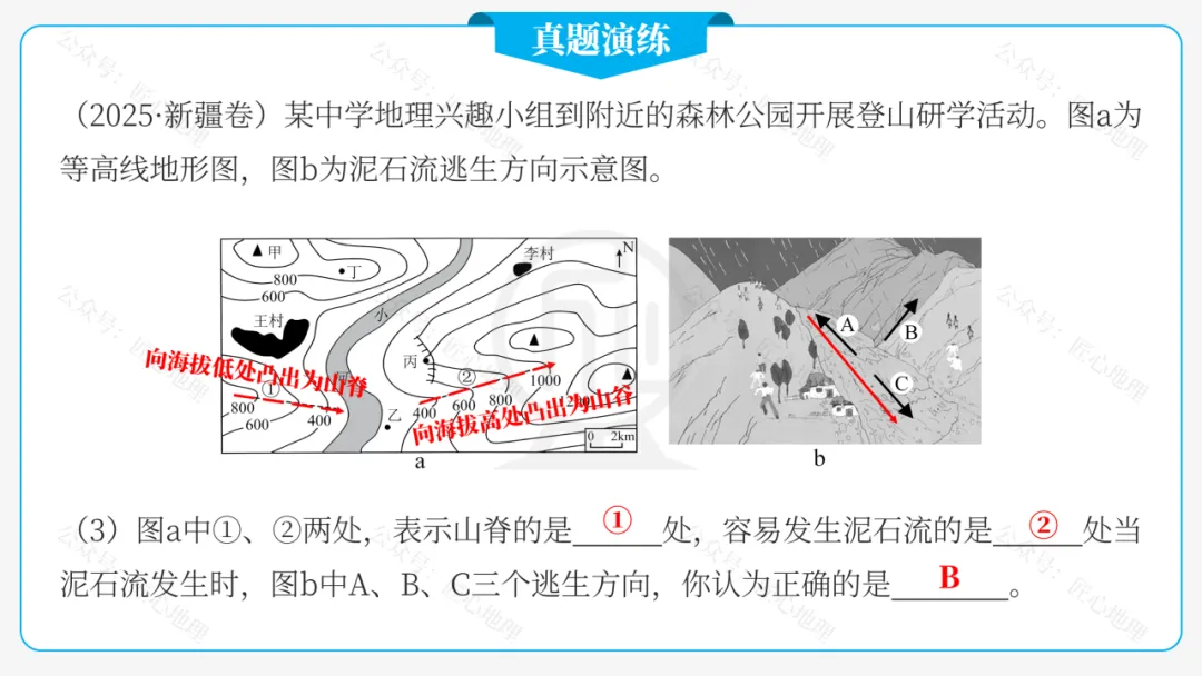 新教材 | 中考一轮复习·地形图的判读(课件+导学单+练习题) 第52张