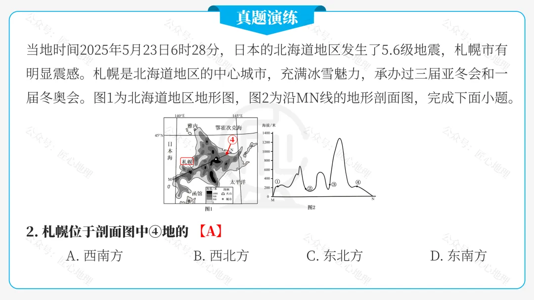新教材 | 中考一轮复习·地形图的判读(课件+导学单+练习题) 第60张