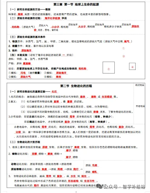 2026年甘肃省人教版八下【生物】中考复习提纲 第8张