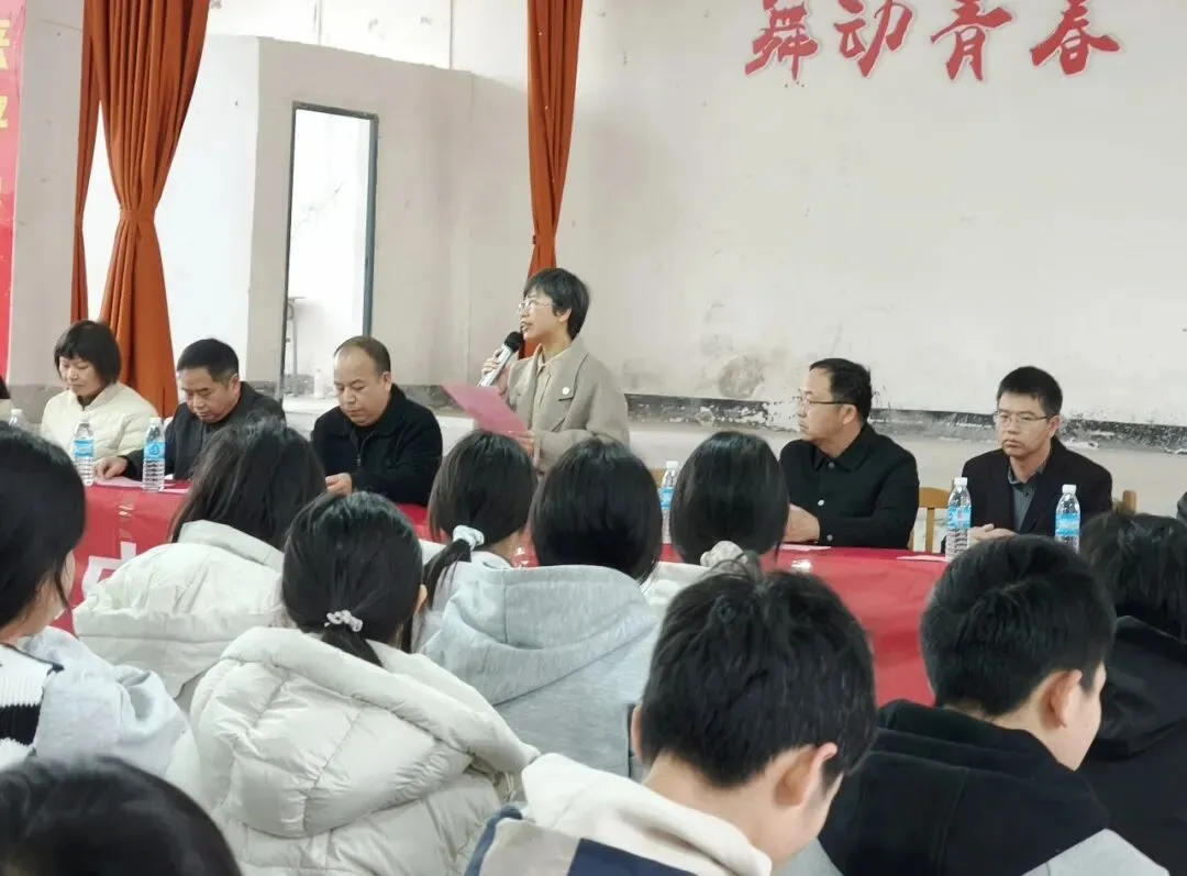 百日逐梦马跃中考,笃行致远决胜今朝——大塘初中隆重举行中考百日誓师大会 第3张