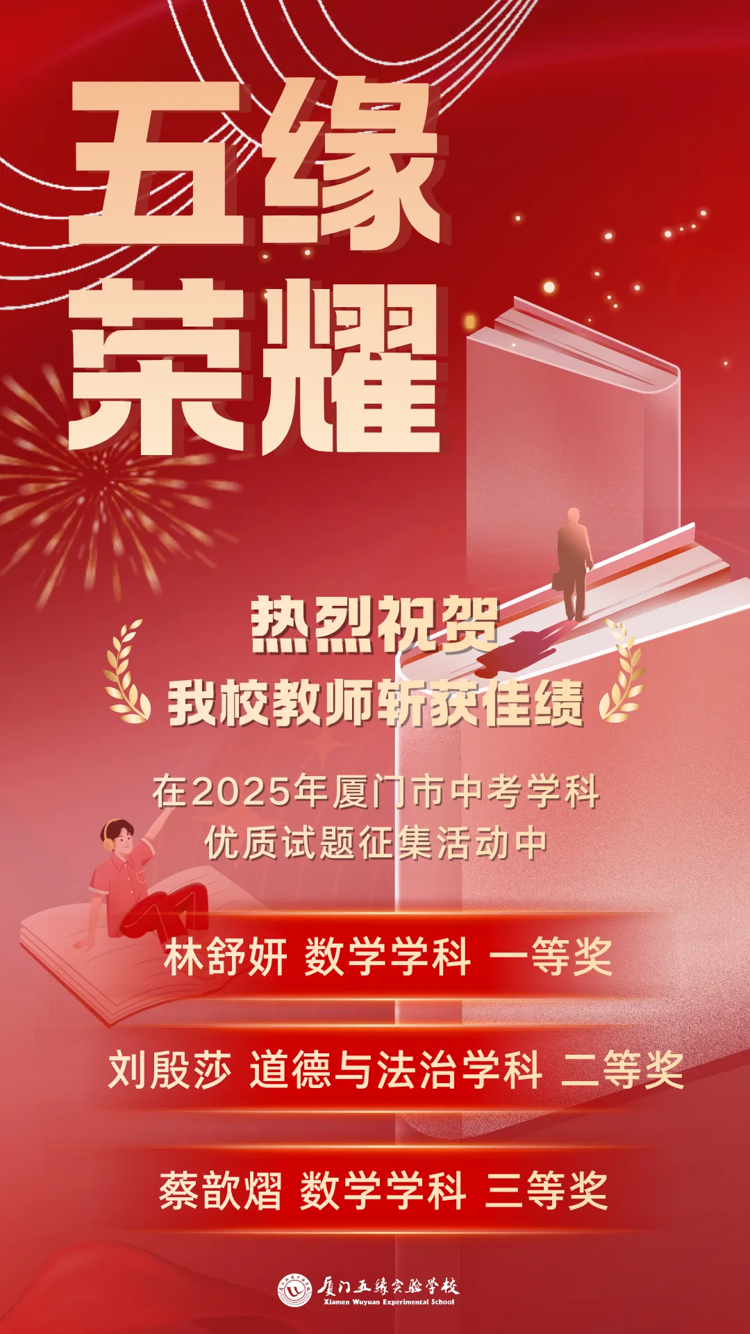 喜报 | 我校教师在2025年厦门市中考学科优质试题征集活动中斩获佳绩 第2张