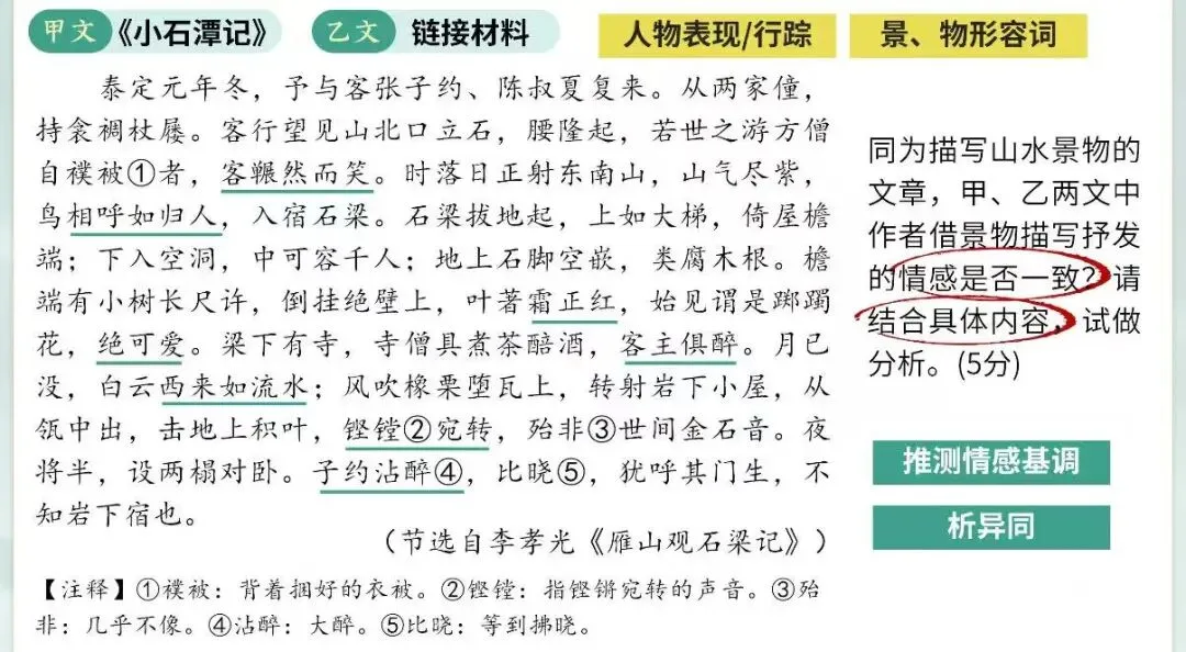 助力·同行丨中考专项复习之古文阅读(三) 第25张