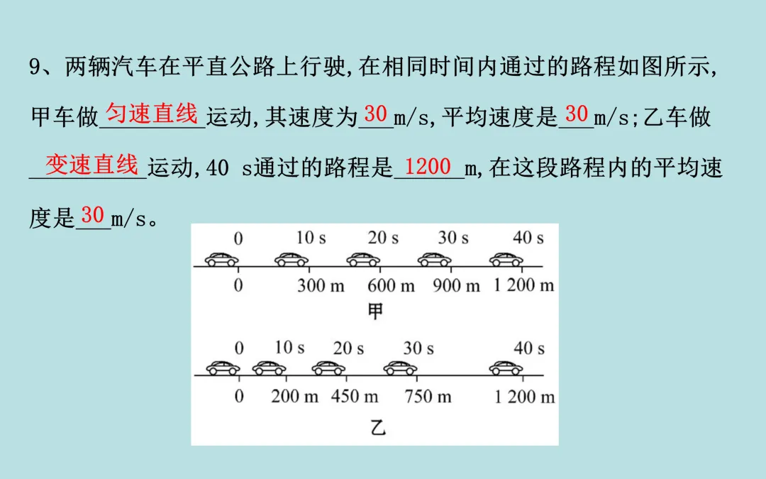 中考复习——第一章《机械运动》课件分享 第25张