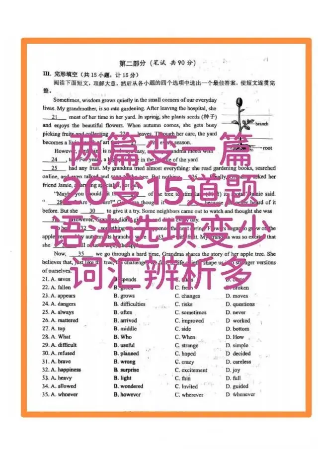 中考题型有变? 第1张