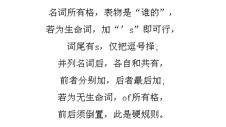 中考英语十大语法速记口诀,中考提分必备! 第2张