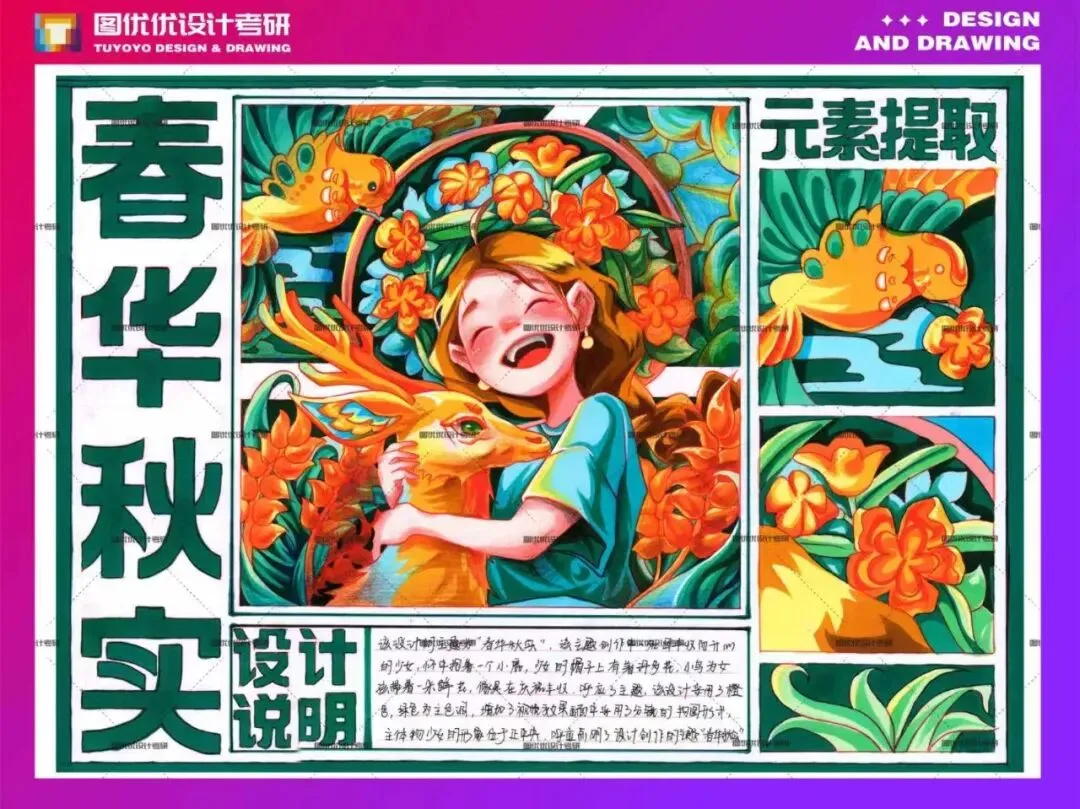 【图优优·真题解析】超详细!2026年石家庄铁道大学视觉传达手绘解析,为你点亮指路明灯,不容错过! 第52张