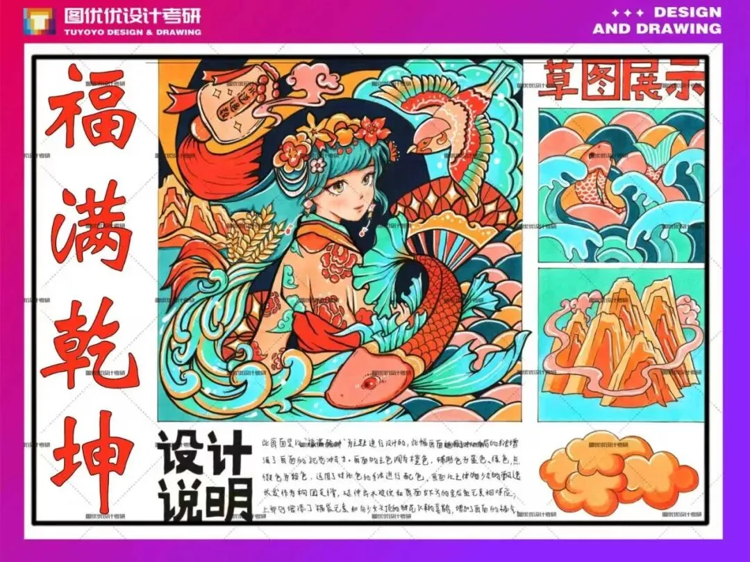 【图优优·真题解析】超详细!2026年石家庄铁道大学视觉传达手绘解析,为你点亮指路明灯,不容错过! 第53张