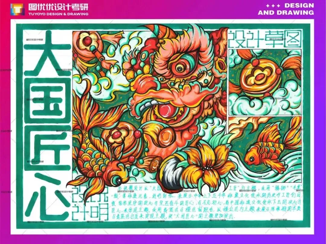 【图优优·真题解析】超详细!2026年石家庄铁道大学视觉传达手绘解析,为你点亮指路明灯,不容错过! 第64张