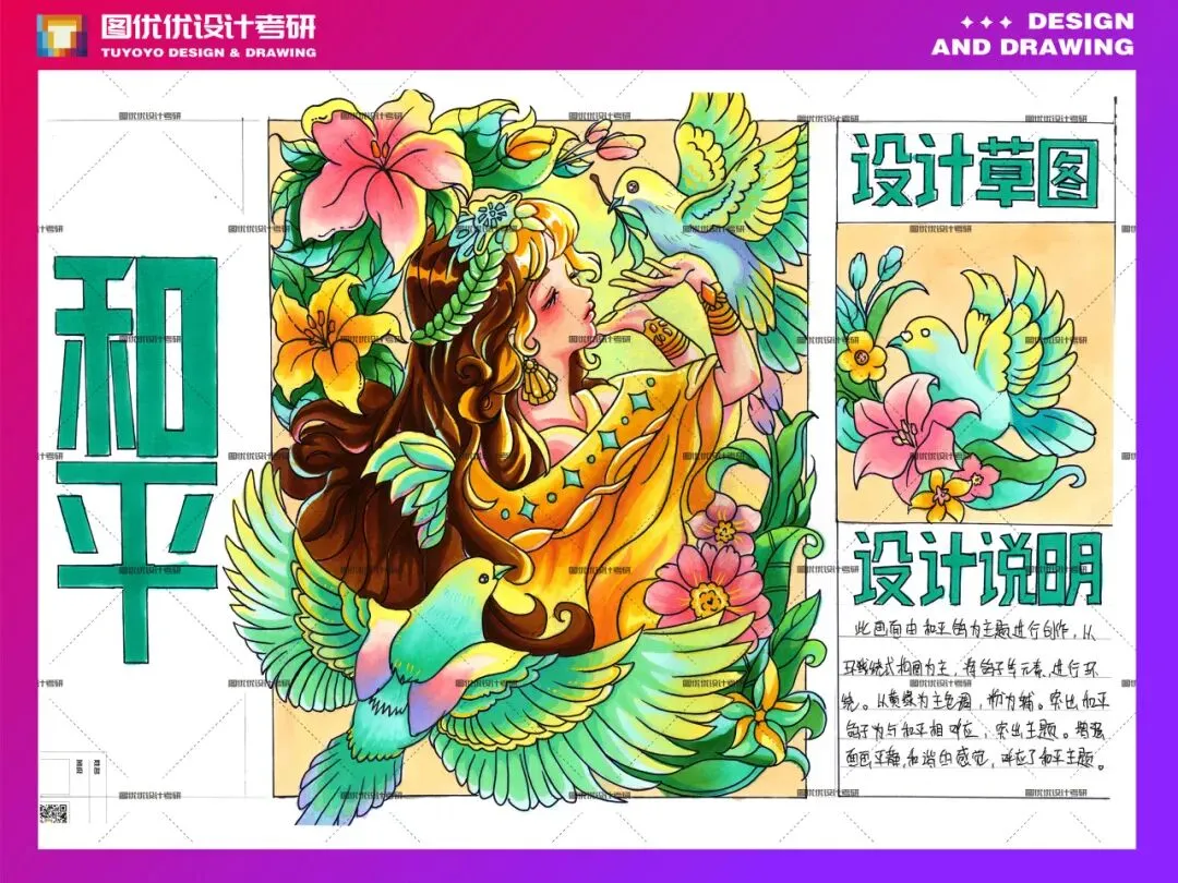 【图优优·真题解析】超详细!2026年石家庄铁道大学视觉传达手绘解析,为你点亮指路明灯,不容错过! 第69张