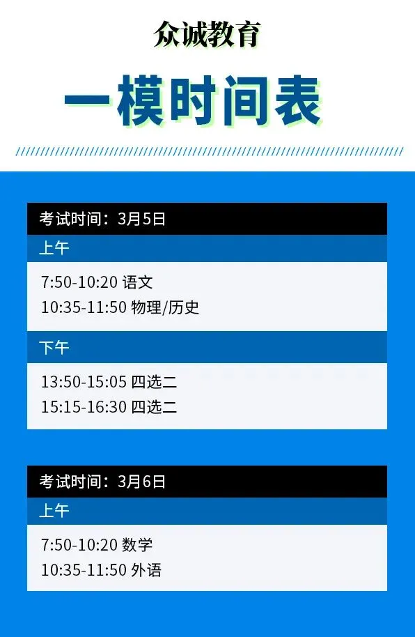 众诚教育 2026 届第一次模拟考试 第2张