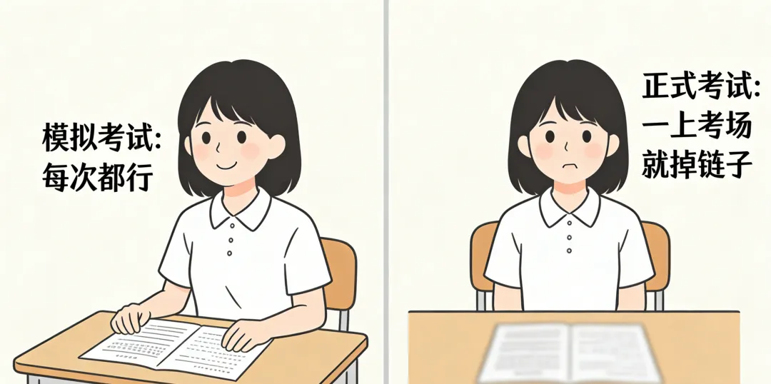 为什么普通话模拟考试每次都行,一上考场就掉链子? 第1张