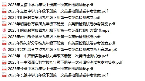 【真题汇总】——2025年九年级下册第一次英语检测试卷+参考答案(免费领取) 第17张
