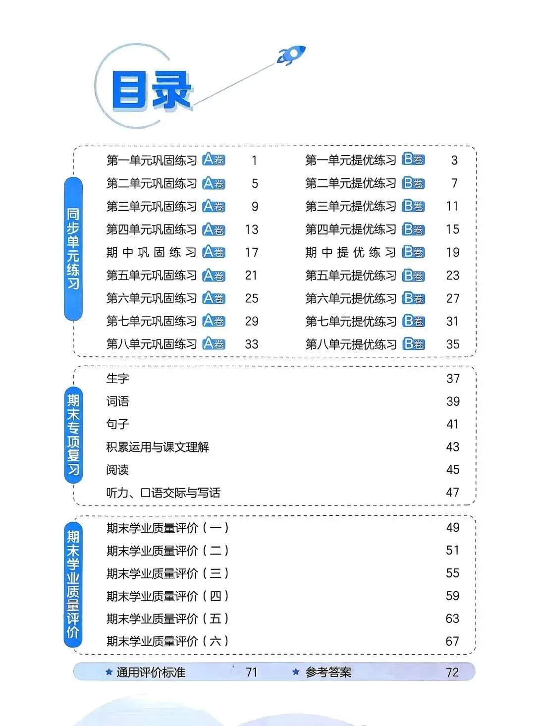 2026新版《53全优卷》语文试卷电子版1—6年级下册完整版带答案PDF下载高清可打印小学语文单元卷+专项卷+期中期末全套 第7张