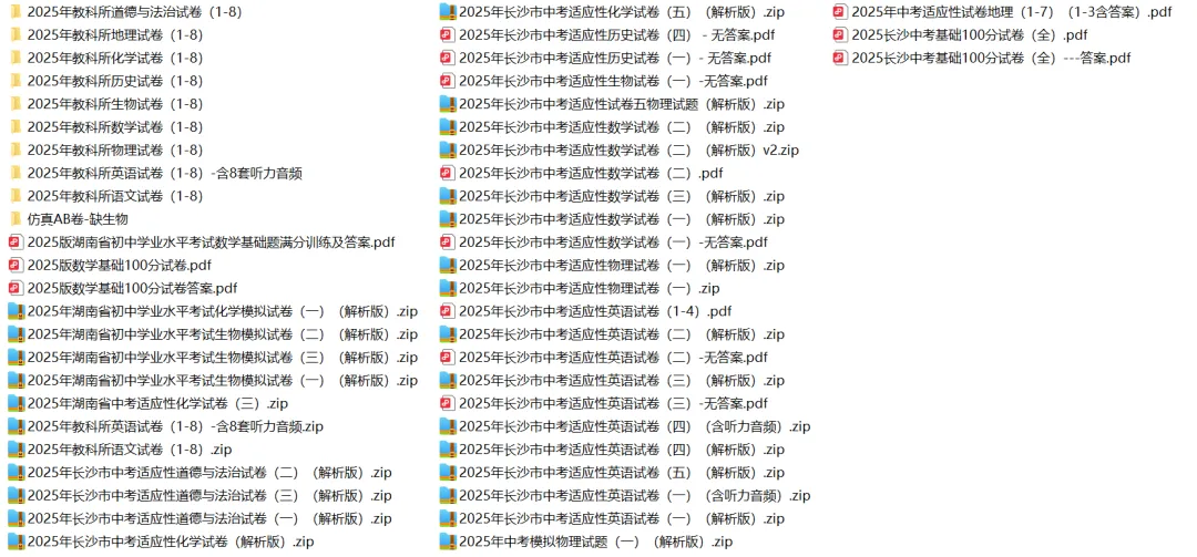 2025年长郡集团中考一模化学试卷及答案 第3张