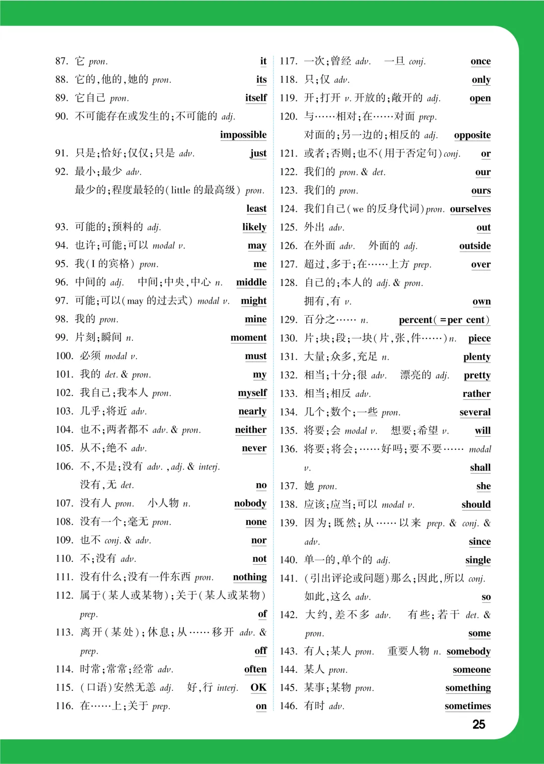 中考知识记背一本通 第86张