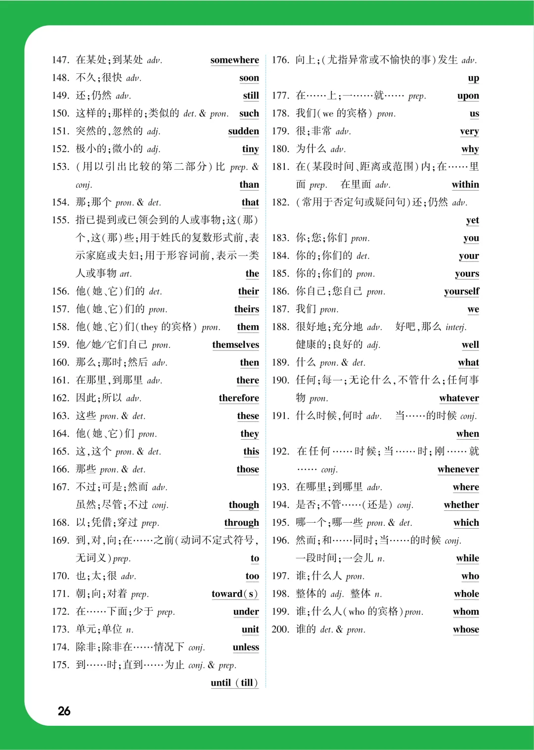 中考知识记背一本通 第87张