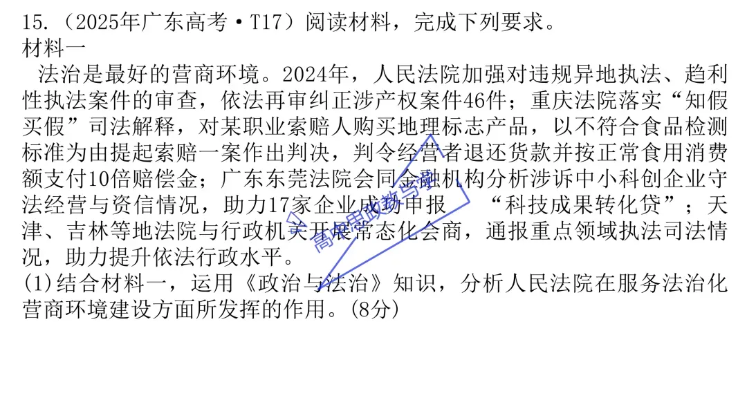 2025年高考政治真题分类汇编与解析可视化PPT(节选自28省市22套题、7本书16个专题分类)16个专题完整版 第119张