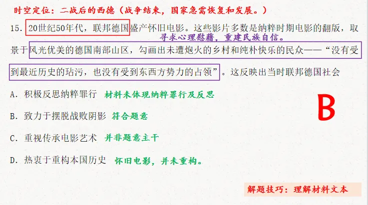 高考历史真题解析 | 2024年湖北卷 第22张