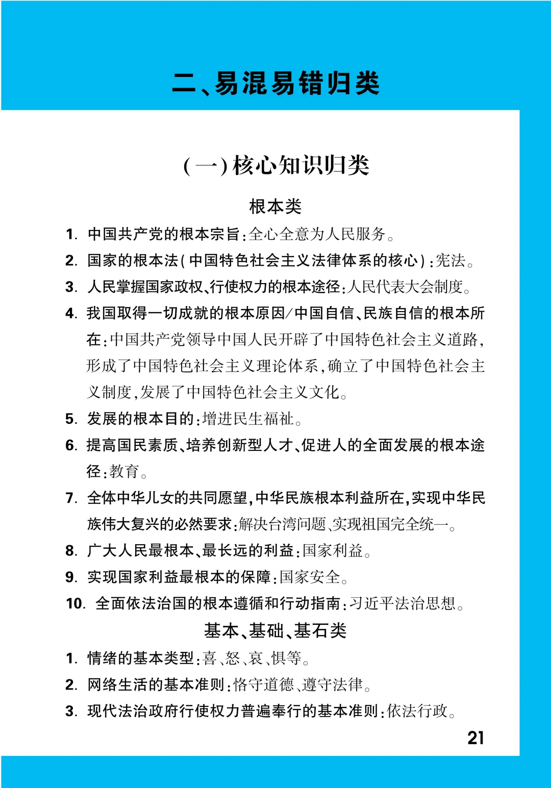 中考知识记背一本通 第185张