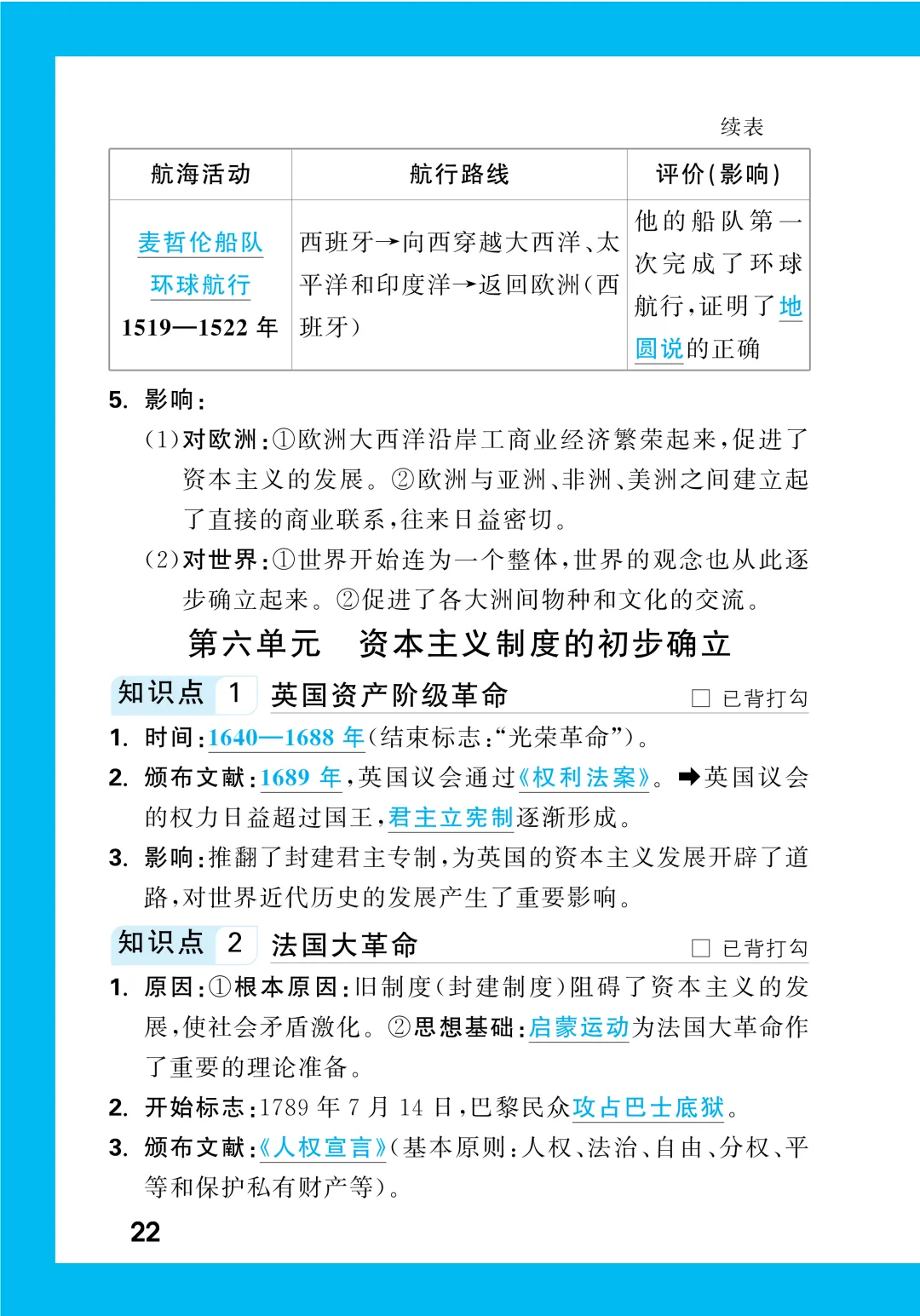中考知识记背一本通 第218张
