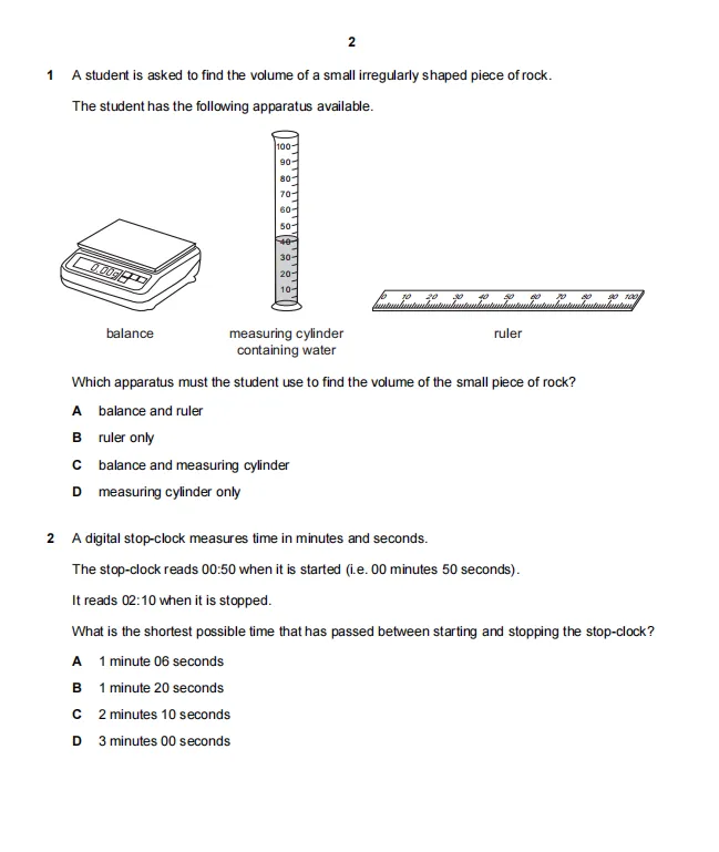 2025年5月大考IGCSE物理真题及答案解析,电子版免费领取 第7张