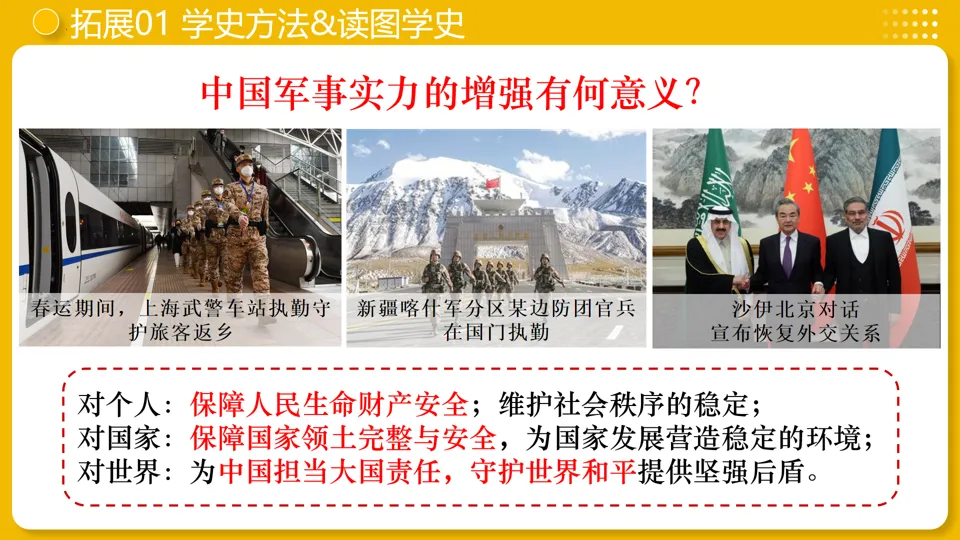 【中考复习】|专题20:国防建设与外交成就 第23张