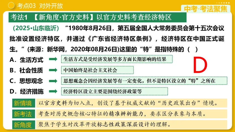 【中考复习】|专题18:中国特色社会主义道路 第17张