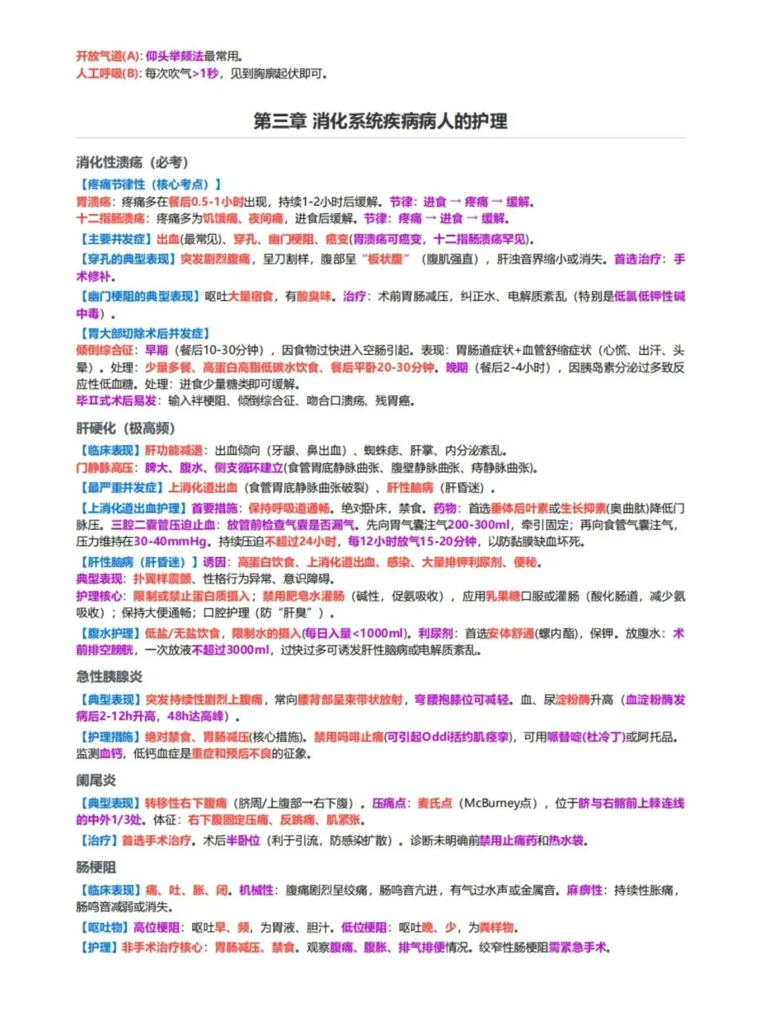 护士资格证考试考前十页纸,历年真题含答案解析【2010-2025】,五色笔记考前十页纸考点知识点思维导图备考资料包,新大纲刷题软件题库 第2张