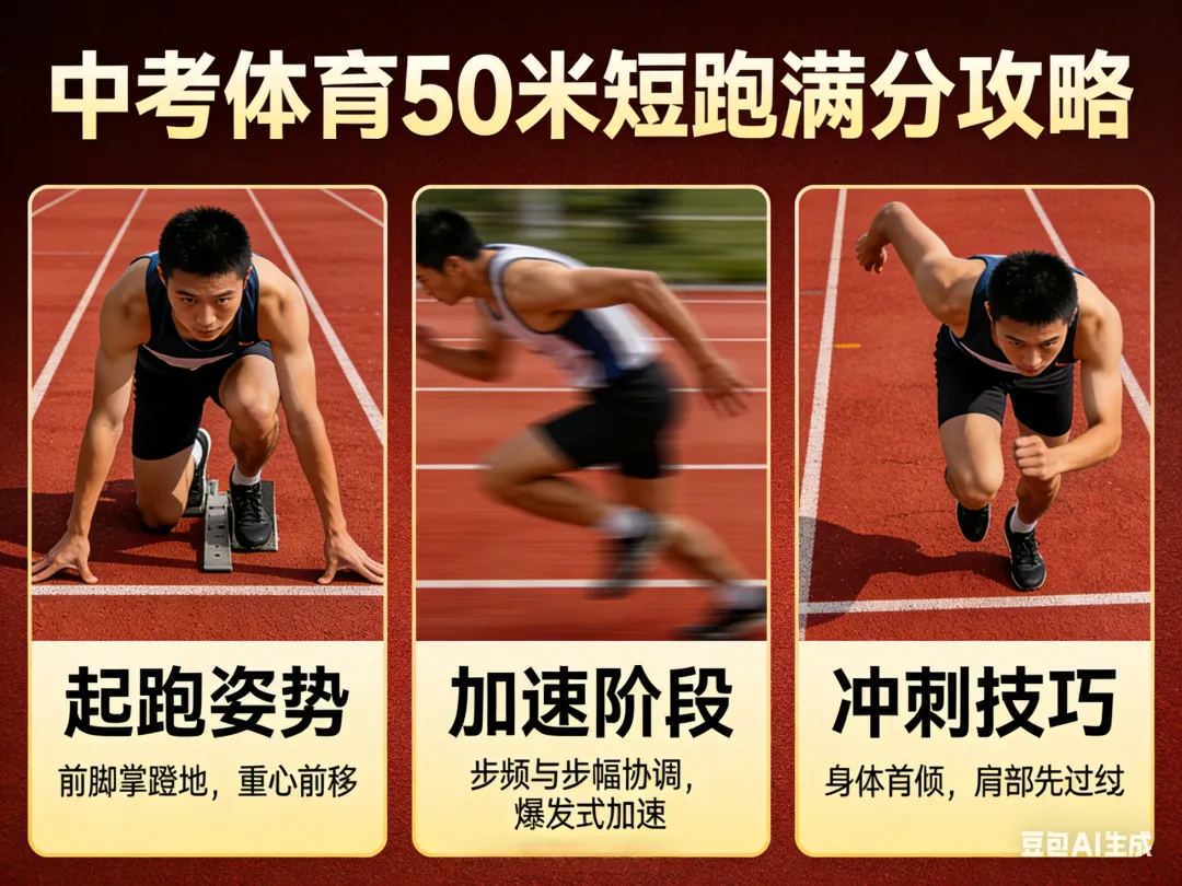 中考体育50米短跑满分攻略(2026版) 第1张