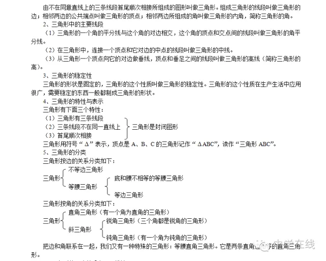 中考数学必考知识点大全 第21张