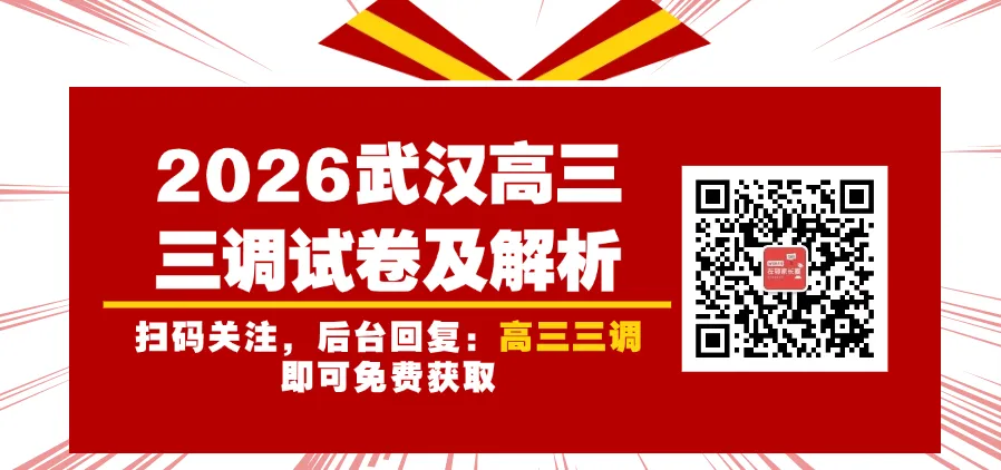 2026武汉高三三月统考(二调)语文试卷出炉! 第1张