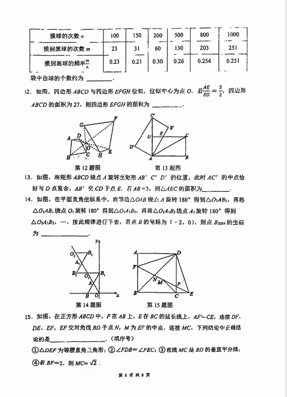 青岛7-9年级第二学期期初考真题下载! 第15张