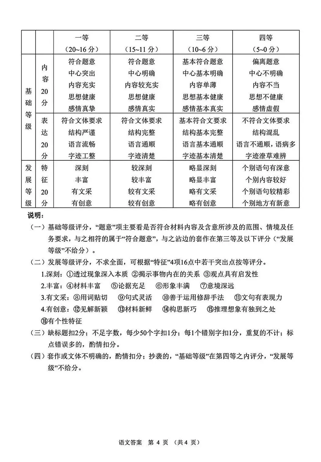 速看!2026年高三第一次模拟考试语文试卷及答案 第15张