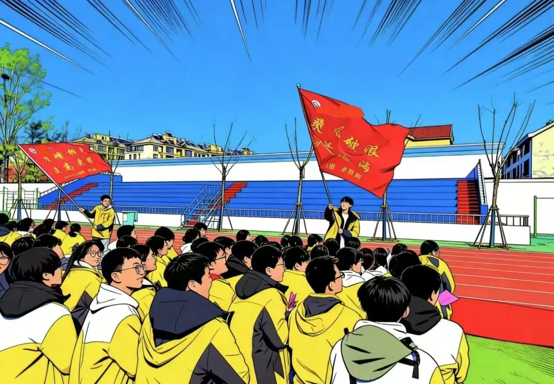 中考百日誓师,孩子这波 “神逻辑” 第2张