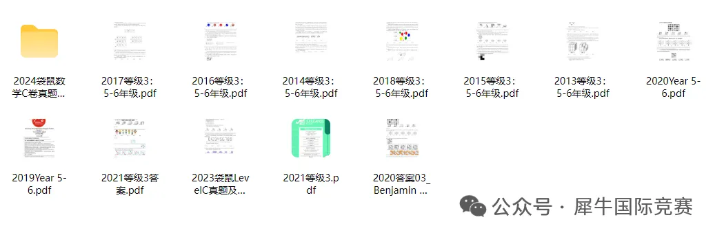 MathKangaroo袋鼠数学竞赛真题,高清完整版! 第4张