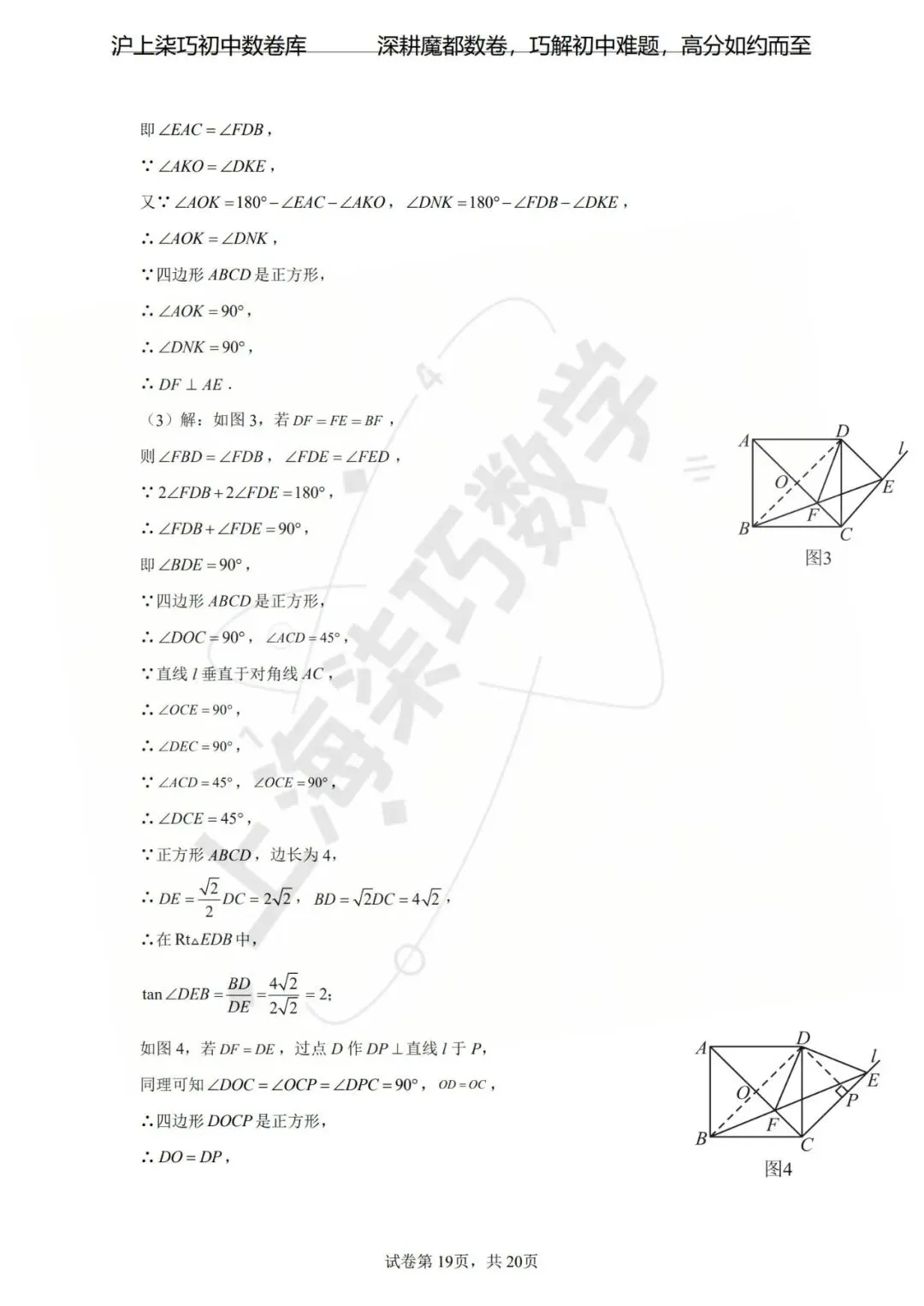 【好卷分享】2026年上海市中考数学一模模拟卷 第25张