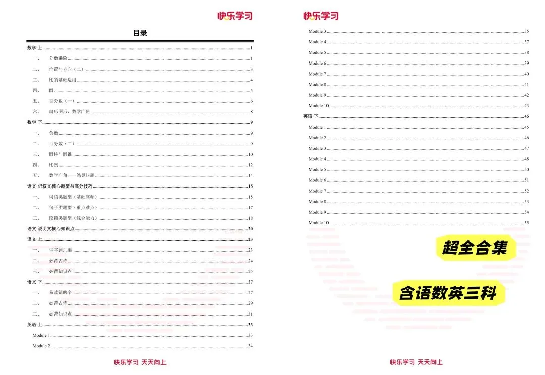 最新整理!厦门六年级毕业考往年真题+考点手册,刷题复习两不误 第22张