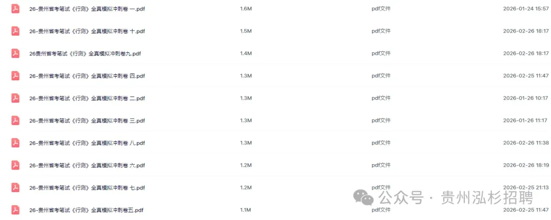 领取!26贵州省考行测+申论历年真题+十套全真模拟卷+时政治理论冲刺资料! 第6张