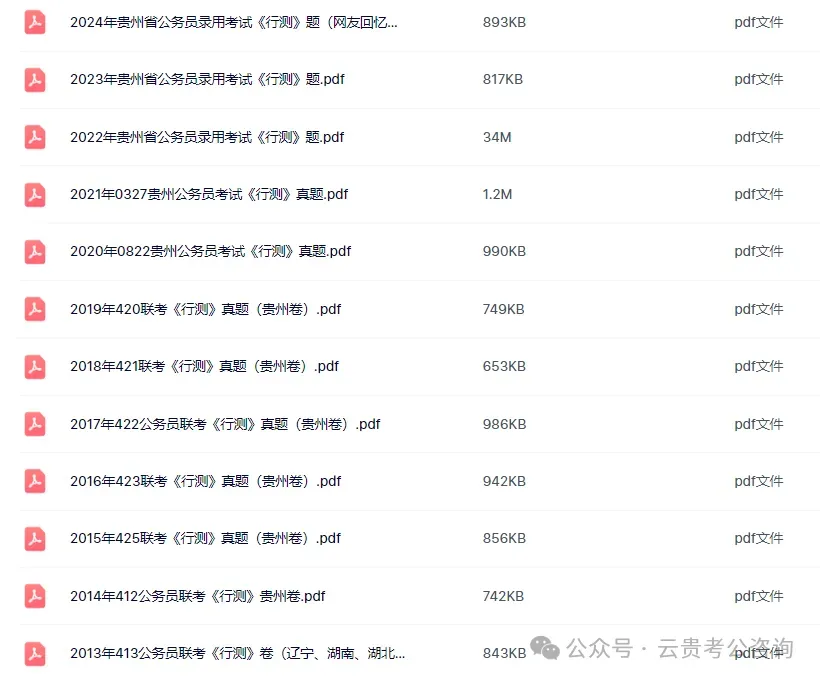 领取!26贵州省考行测+申论历年真题+十套全真模拟卷+时政治理论冲刺资料! 第10张