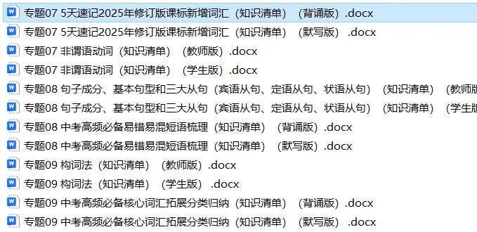备战2026年中考英语:一轮复习知识清单,基础考点逐一攻克,高分冲刺必备! 第20张