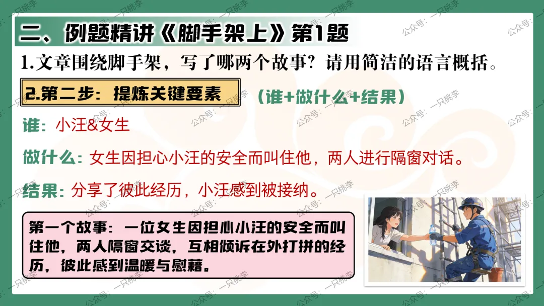 中考复习 | 中考语文小说阅读理解专题二:情节作用 第38张