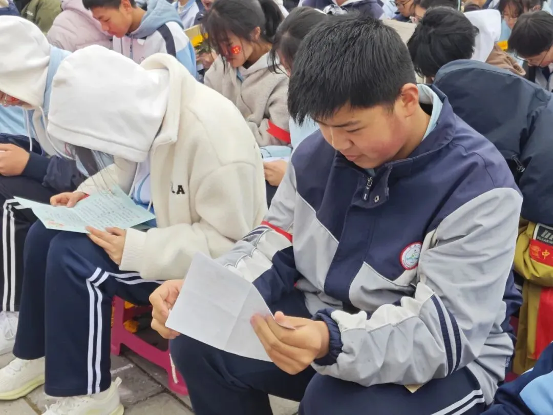 【嵩教风采】嵩阳一中 2026 年中考百日誓师大会圆满举行 第35张