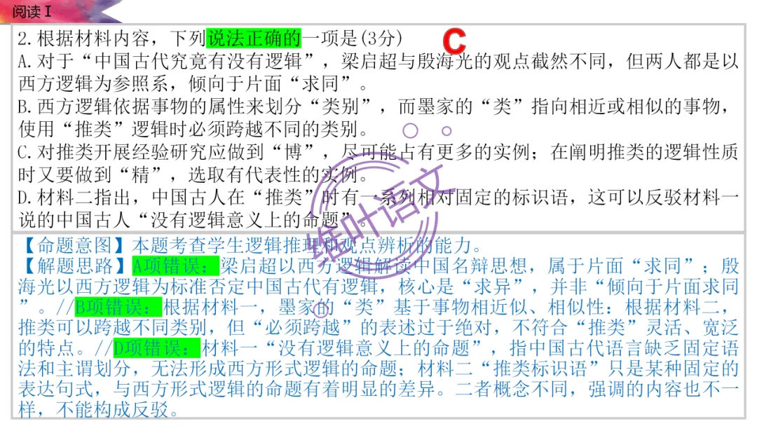 模考讲评 | 2026 年深圳市高三年级第一次调研考试语文讲评,内附高分作文 第21张