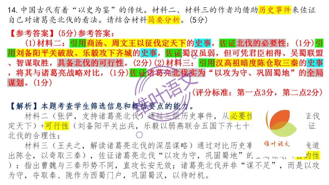 模考讲评 | 2026 年深圳市高三年级第一次调研考试语文讲评,内附高分作文 第77张