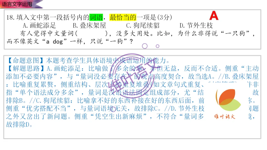 模考讲评 | 2026 年深圳市高三年级第一次调研考试语文讲评,内附高分作文 第94张