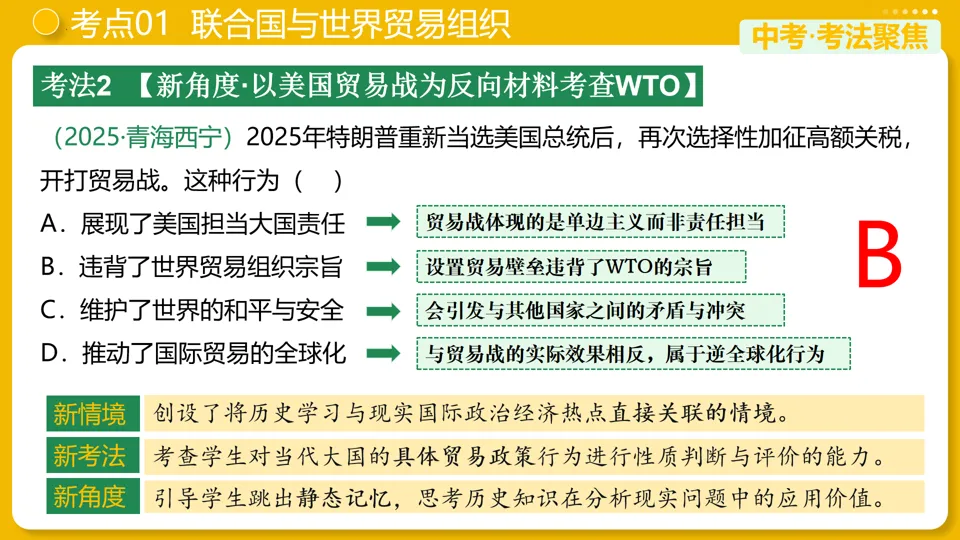 【中考复习】|专题32:走向和平发展的世界 第13张